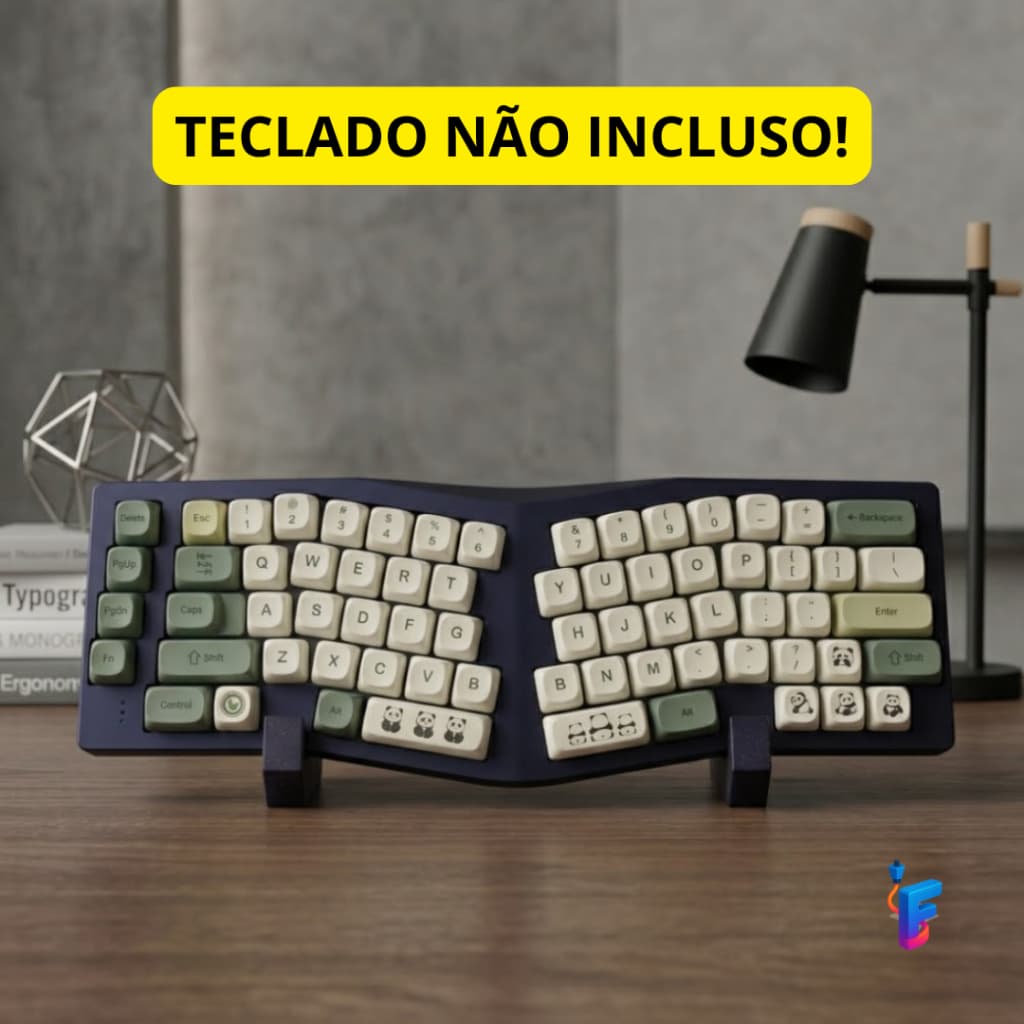 Suporte para Teclado Mecânico | Base Expositora | Display para Teclado Gamer Organizador de Mesa