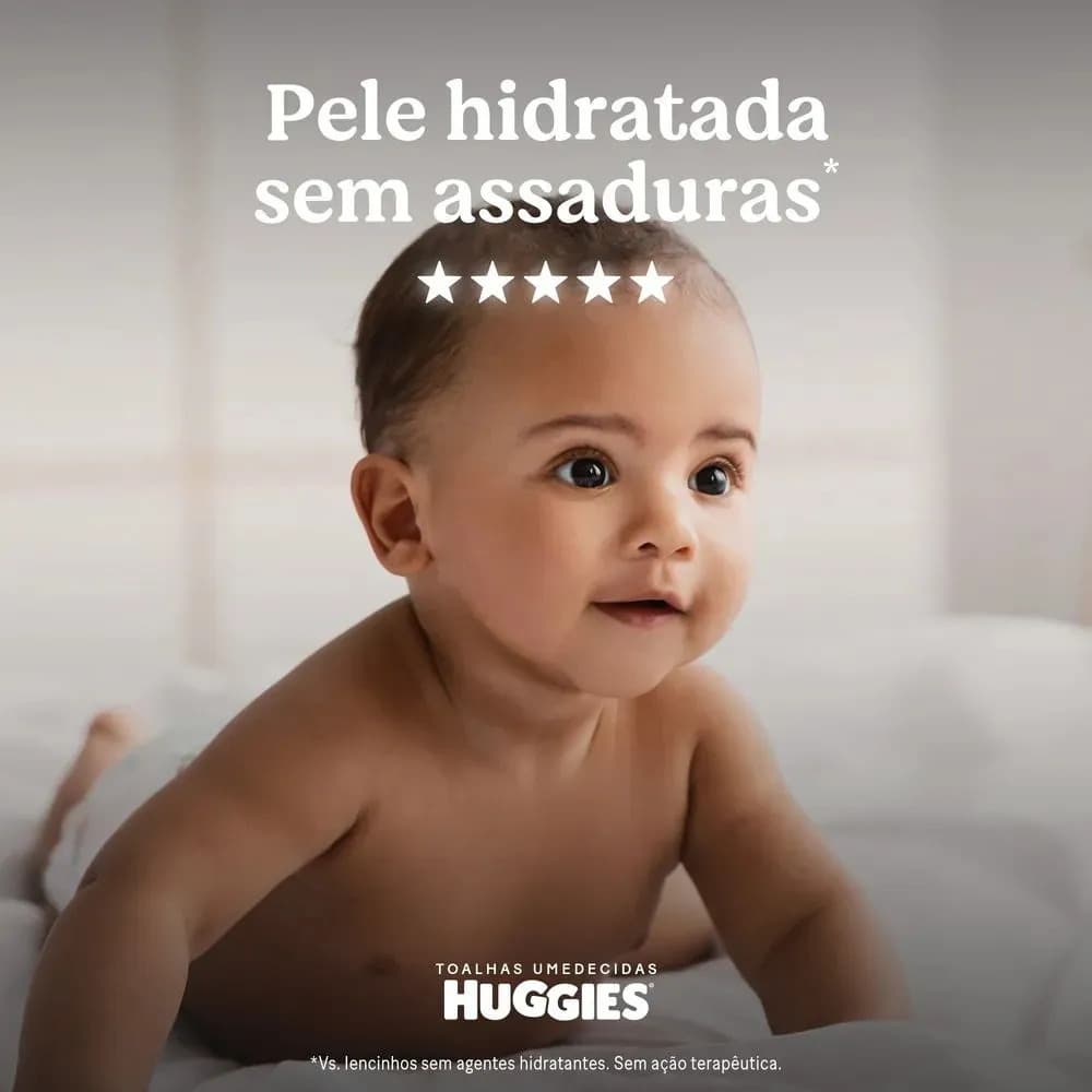 Lenços Umedecidos Huggies Higiene Diária 88 folhas