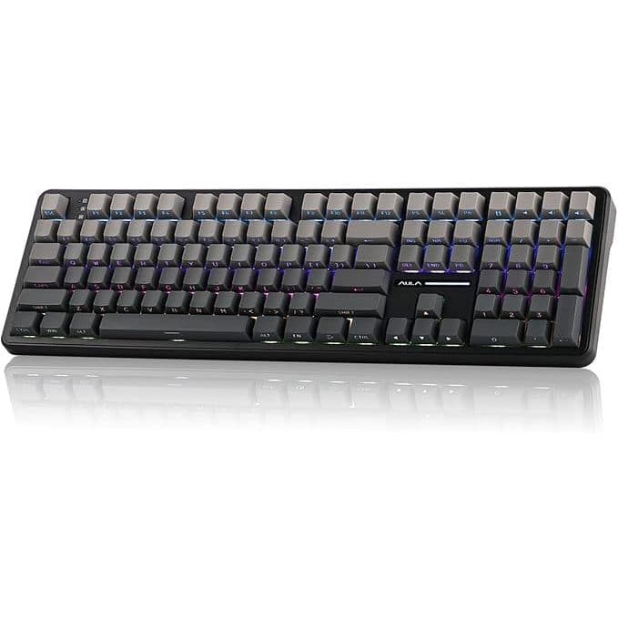 Teclado Aula Win60 MAX HE e F108 Pro RGB Gamer Mecânico Switch Magnético Wireless USB-C e Full Size