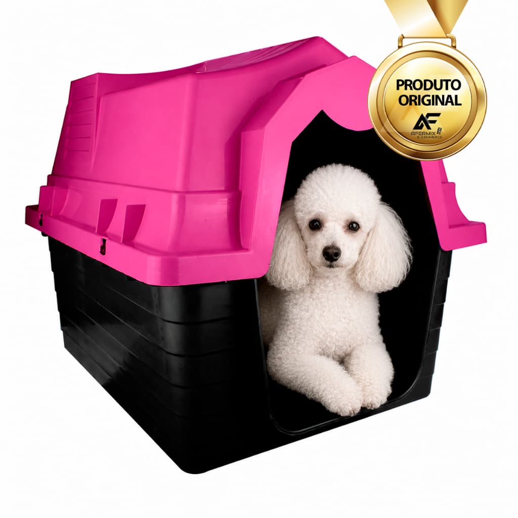 Casinha Plástico Resistente Para Pets Multi Cores Modelo N4