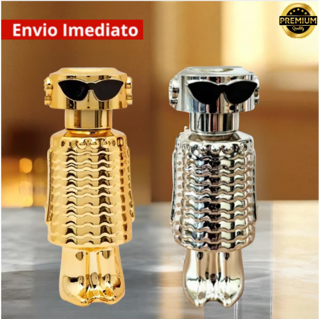 Kit Perfume feminino + Masculino Robozinho fragrância marcante 30ml miniatura Presente