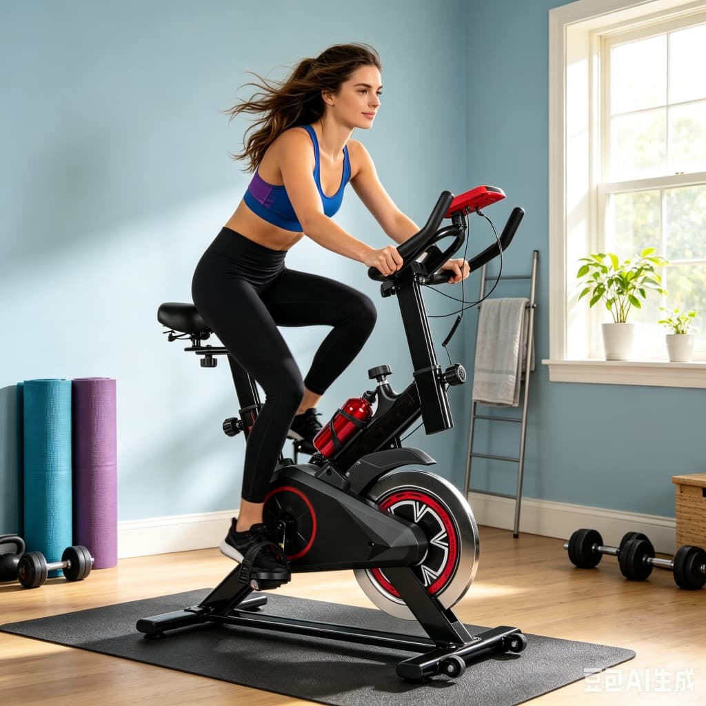 Bicicleta Ergométrica Resistência Mecânica e Monitor LCD e Estrutura Reforçada para Academia