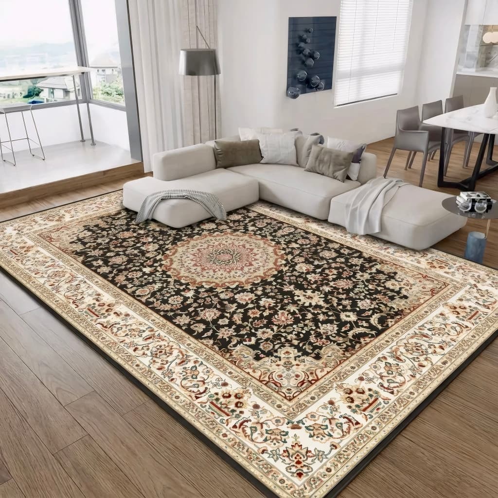 Tapete Belga Estampado Antiderrapante 2,00m x 2,30m Para Sala Quarto Escritório - LANÇAMENTO