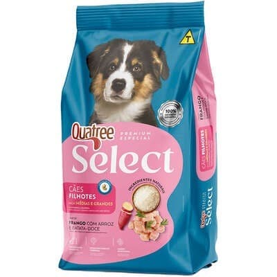 Ração Cachorro Filhotes Quatree Select 15kg Premium Especial