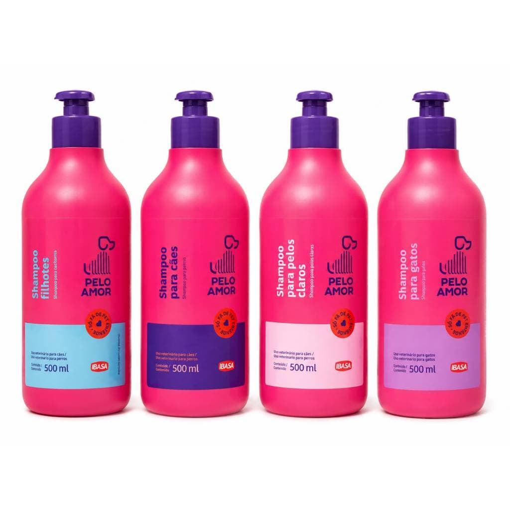 SHAMPOO PELO AMOR - IBASA - PARA CÃES E GATOS