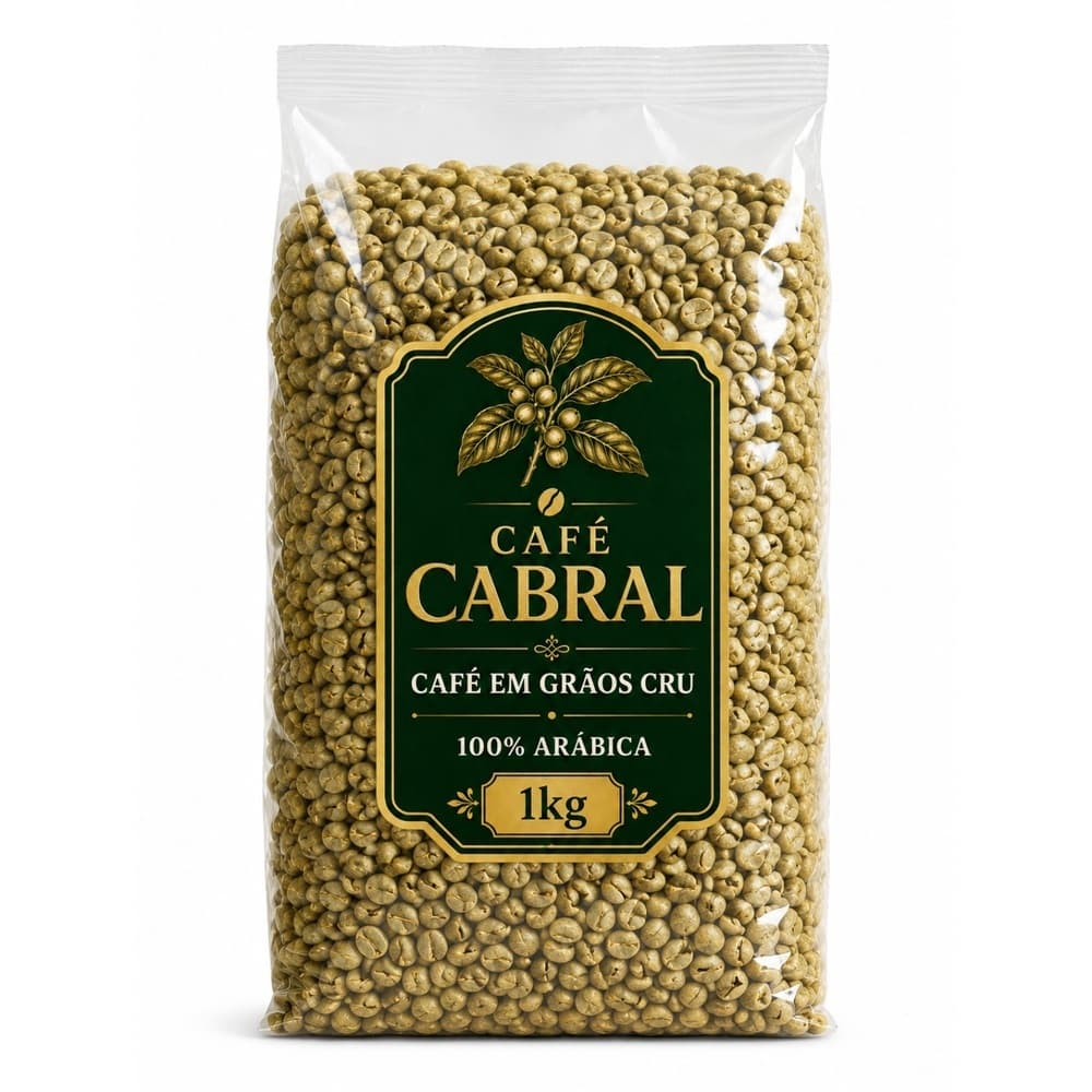 Café Cru em Grãos 1kg 100% Arábica Para Torrar Grãos Selecionados Sul de Minas