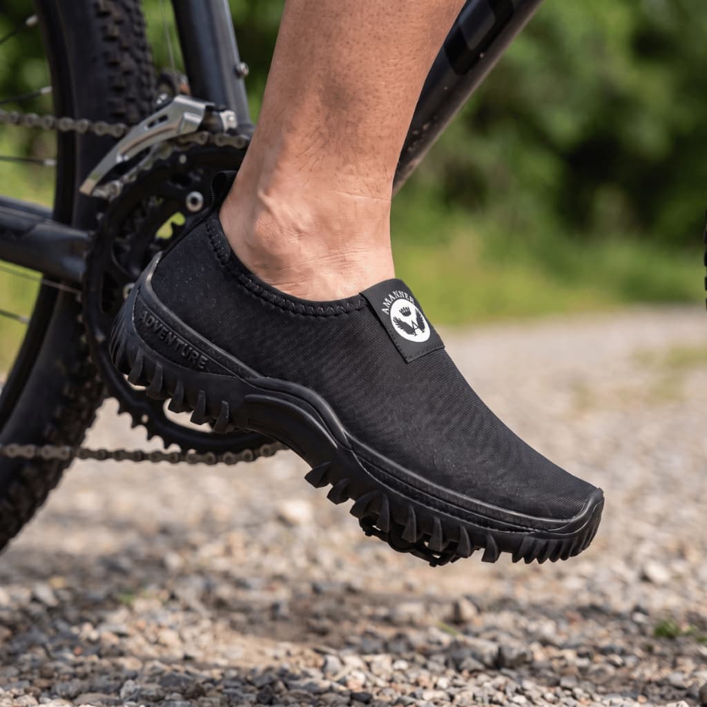 Sapatilha de Ciclismo Unissex Antiderrapante Bicicleta Trilha Caminhada Tenis Ciclista Bike Pedal