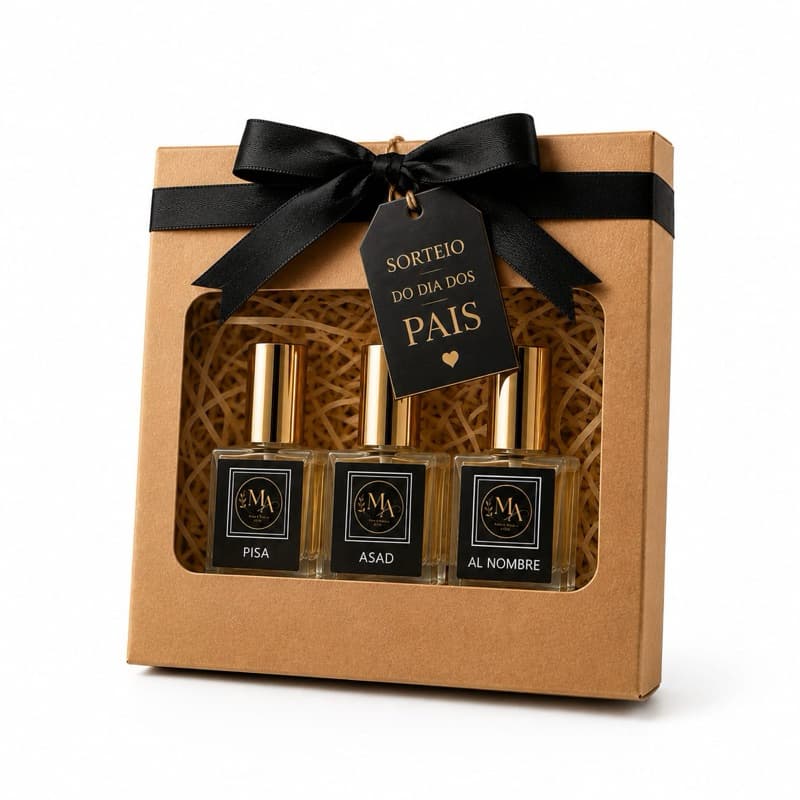 Kit 3 Perfumes Masculinos Importados 10ml Original Longa Duração