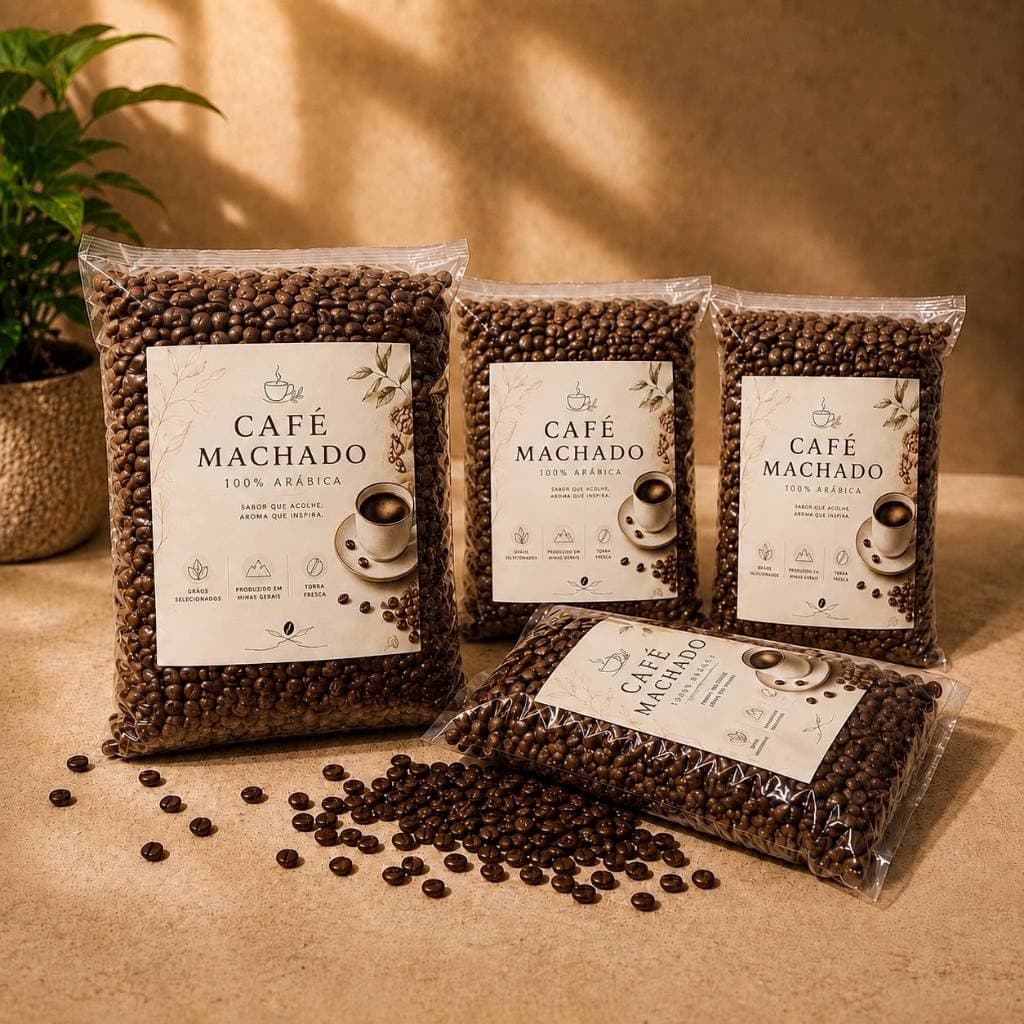 Café Torrado Arábica Em Grãos