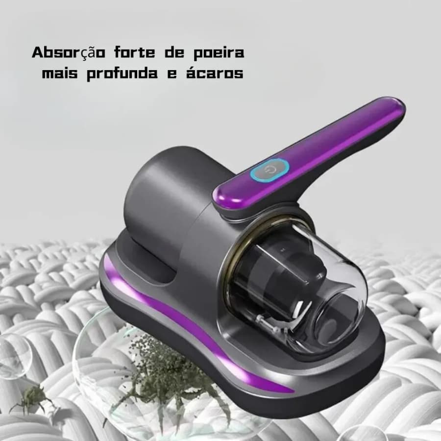 Máquina Aspiradora De Esterilização De Alta Sucção Removedor De Ácaros Aspirador de Pó de Colchão Sofa Estofados