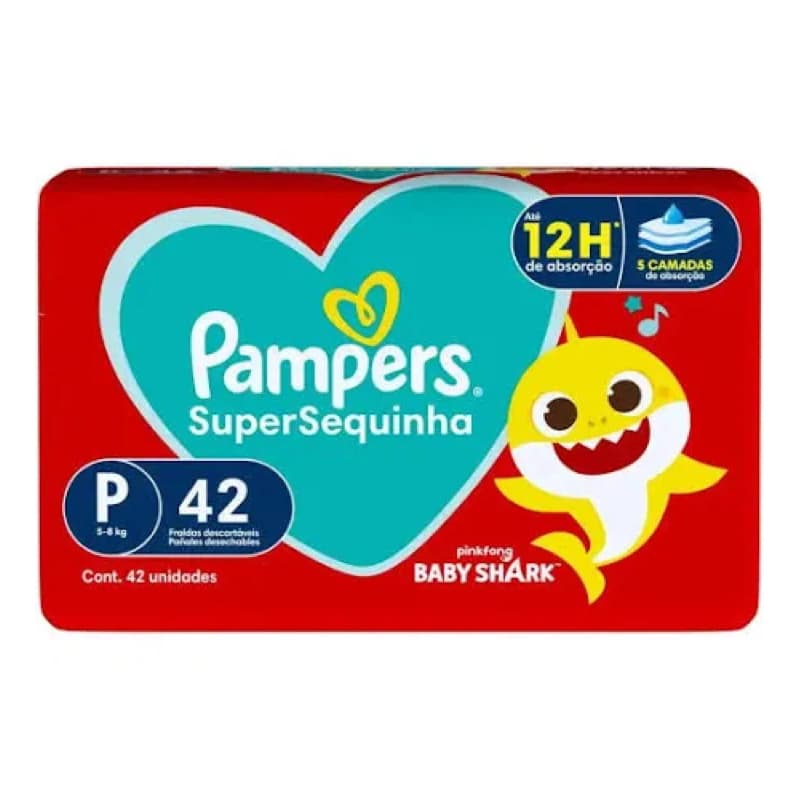 fralda pampers p