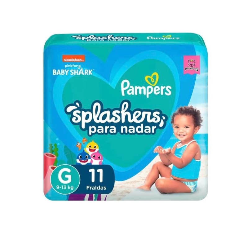 Fralda Descartável Pampers Splashers XG 10 Unidades - Ajuste Confortável e Proteção na Piscina