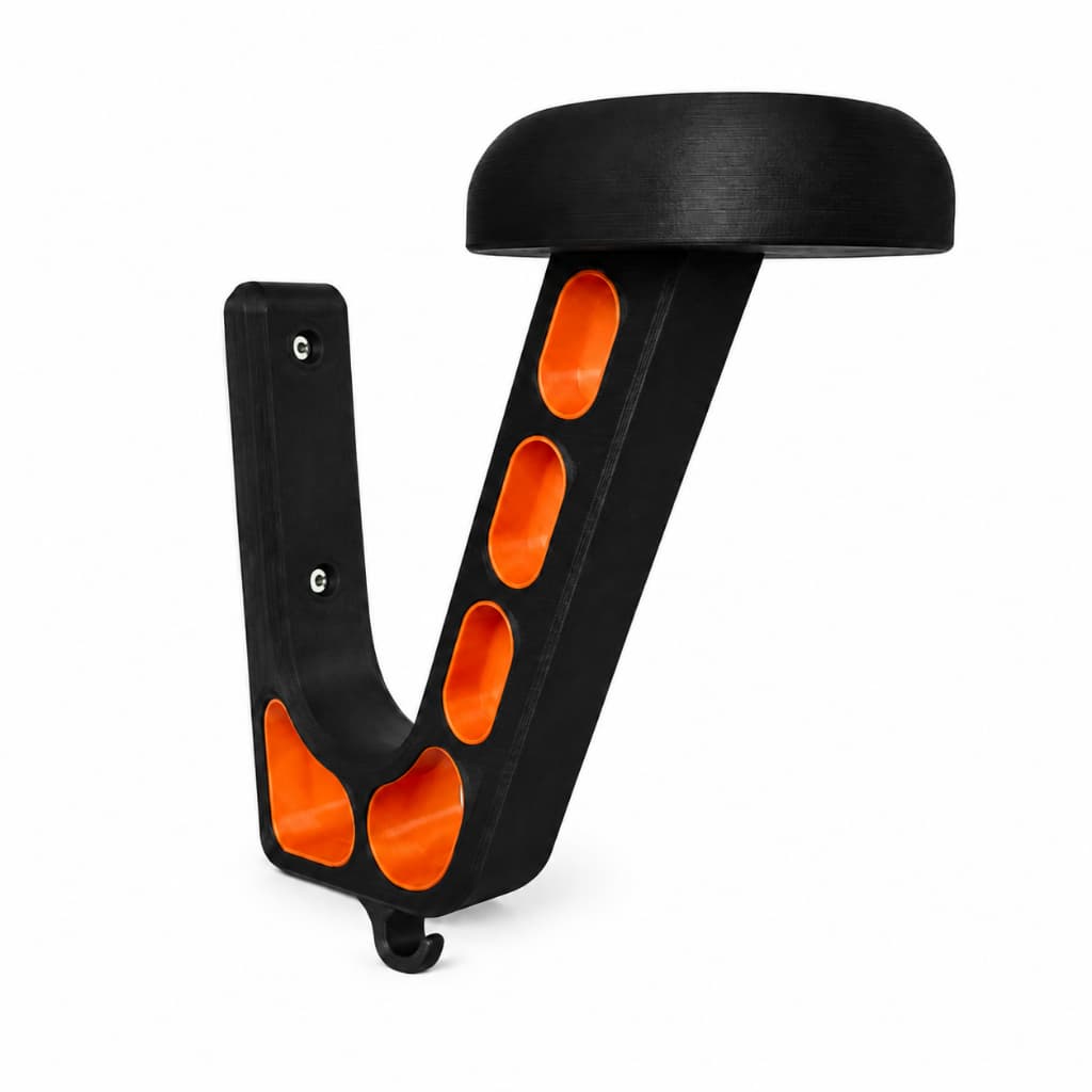 Suporte para Capacete Moto de Parede com Gancho para Chaves e Jaqueta | Organizador Acessório Moto Impressão 3D