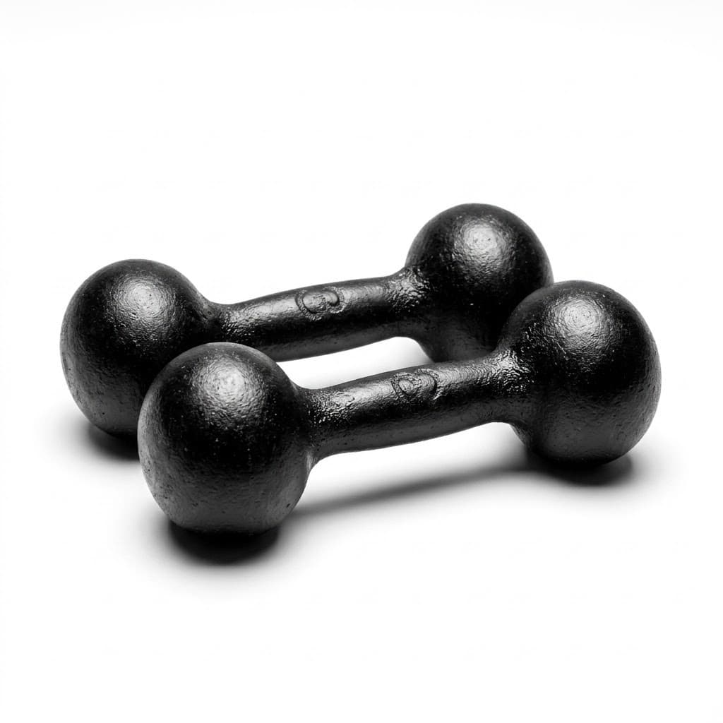 Kit 2 Halter 3Kg (Par) De Halteres Bola 3kg Para Treino Fitness E Musculação Academia Gym | Pesos Resistentes Para