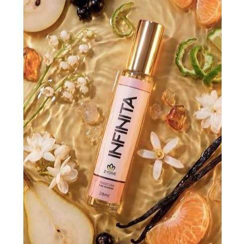 PERFUME FEMININO IMPORTADO INFINITA ZYONE 10ML E 28ML ALTISSIMA FIXAÇÃO E PROJEÇÃO