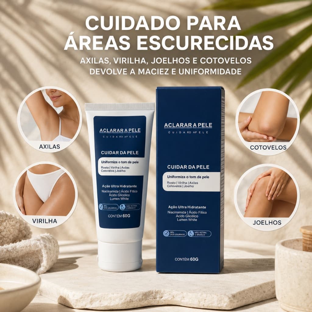 Kit com 2 Unidades limitadoCreme Uniformizador do Tom da Pele 60g Hidratante com Niacinamida e Ácido Glicólico