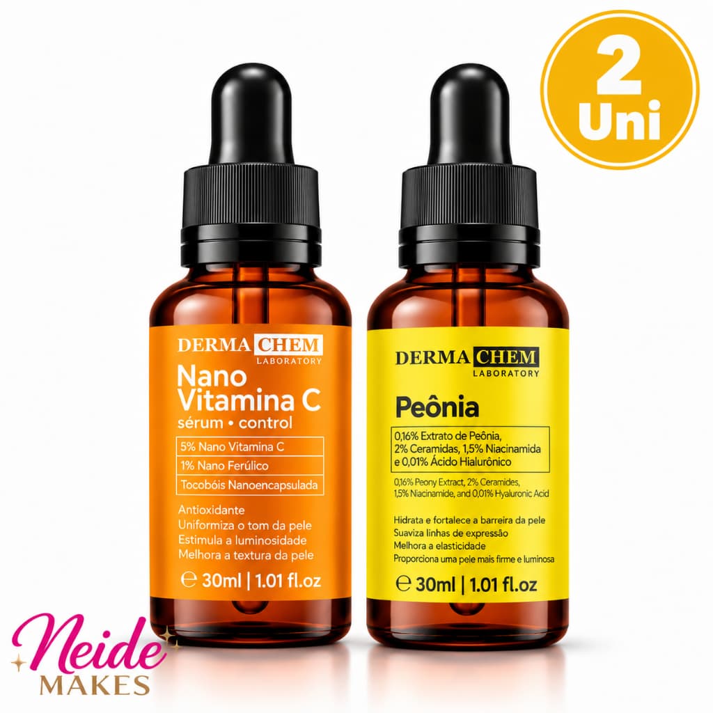 Kit Vitamina C Sérum Nano Control + Sérum Peônia Dermachem