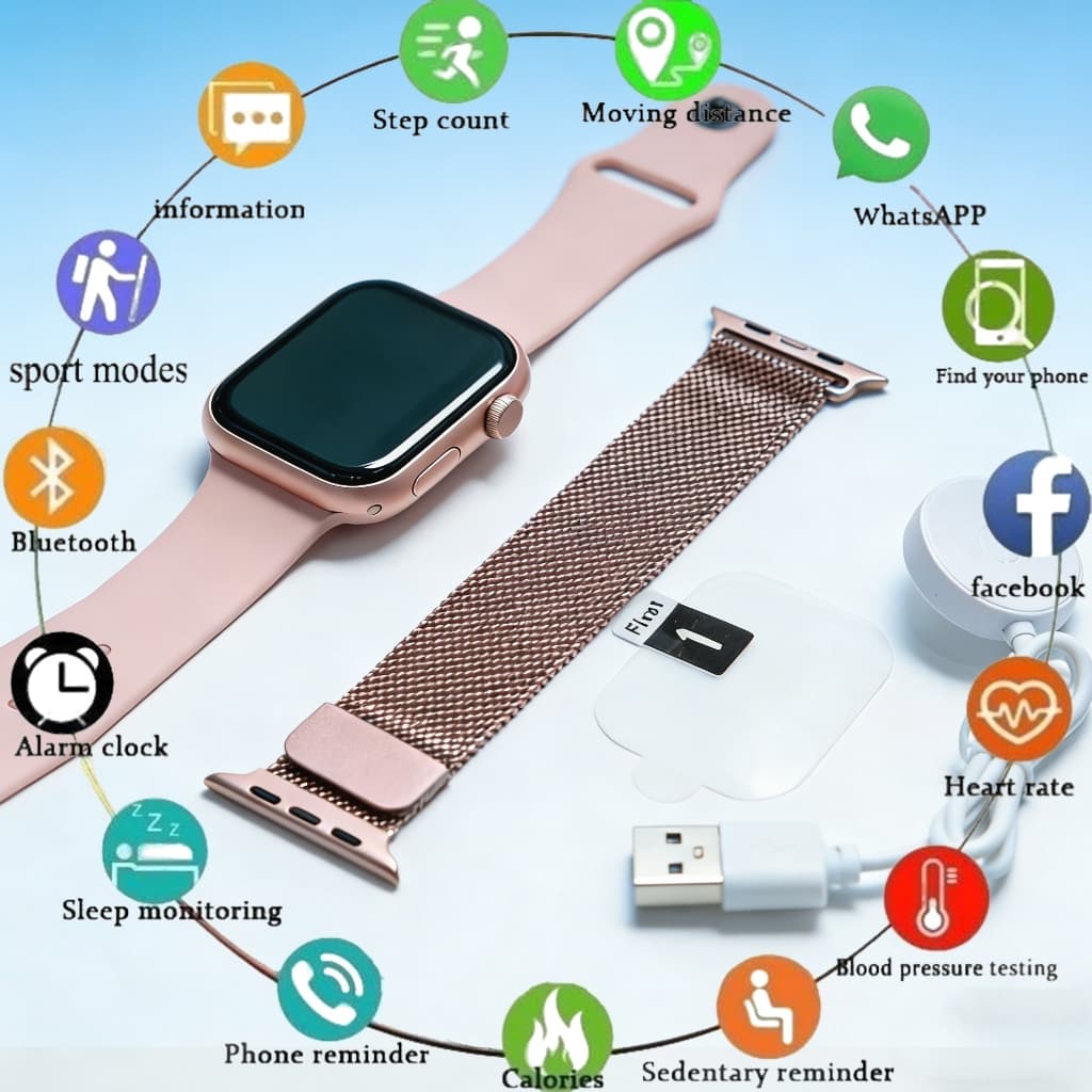2026 Smartwatch S10 MINI 10Series 38MM/45MM-Relógio Esportivo Calculadora Resistente À Água