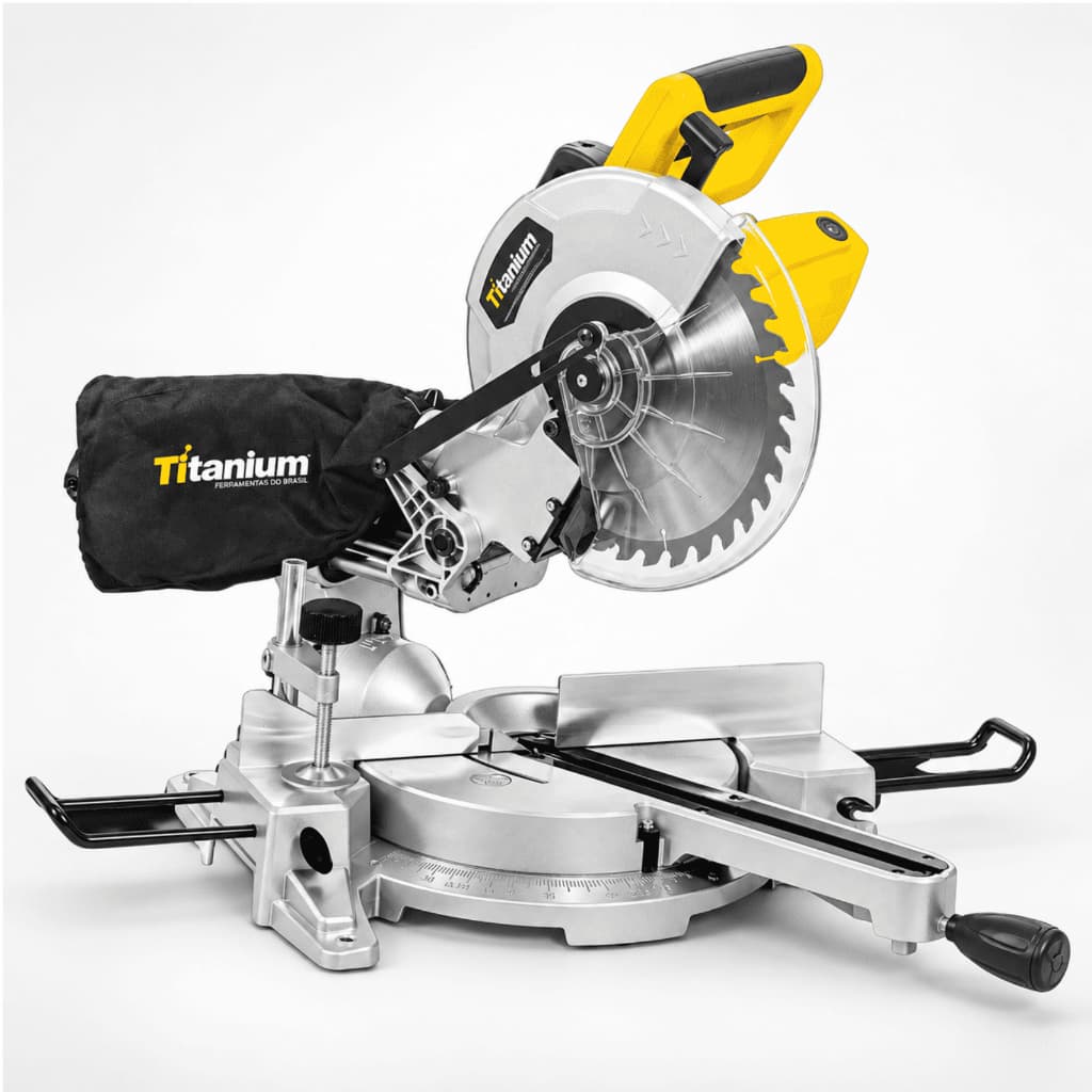 Serra de Esquadria 255mm 1800W 127v Telescópica – Titanium Platina