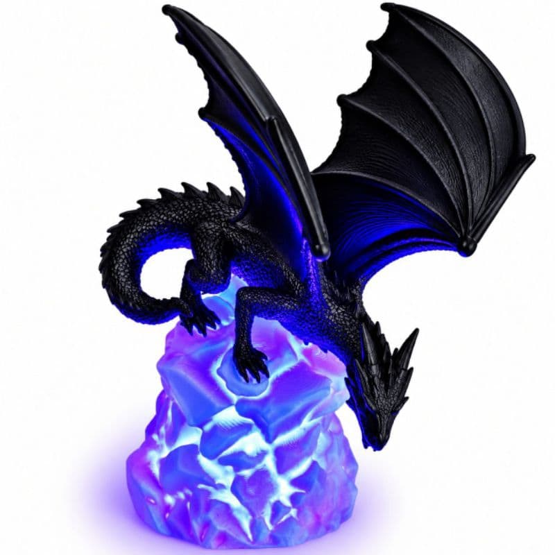 Luminária Dragão 3D RGB 7 Cores LED Decoração Quarto Gamer Luminária Dragão 3D RGB 7 Cores LED Decoração Quarto Gamer
