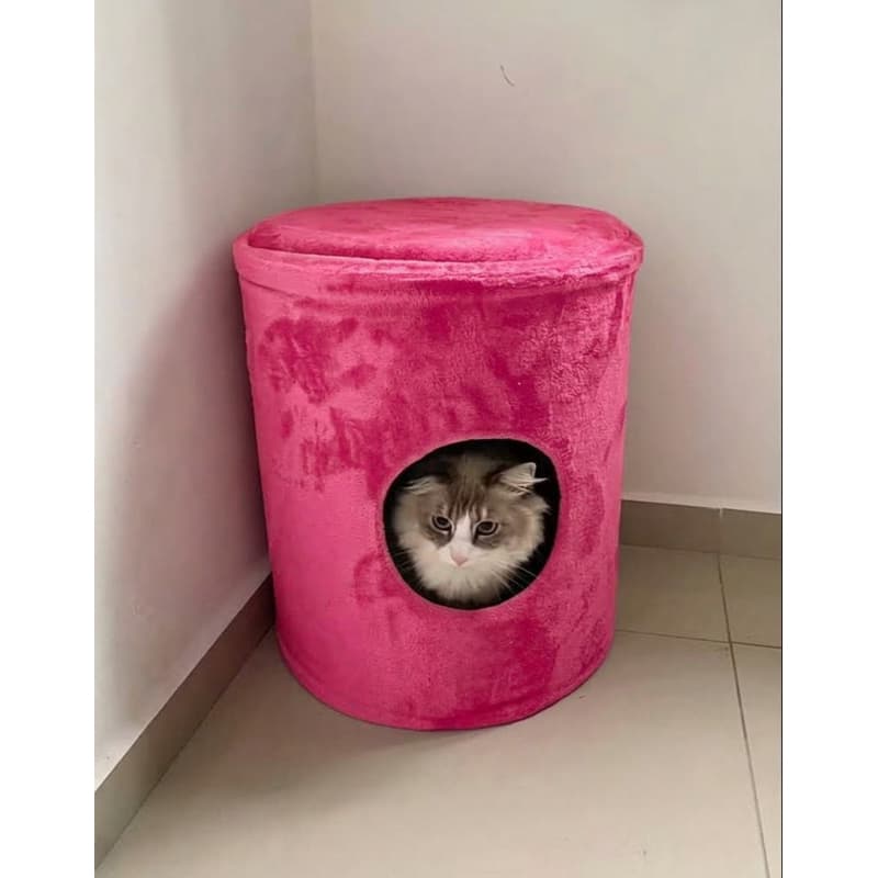 Casinha para gatos + puff resistente