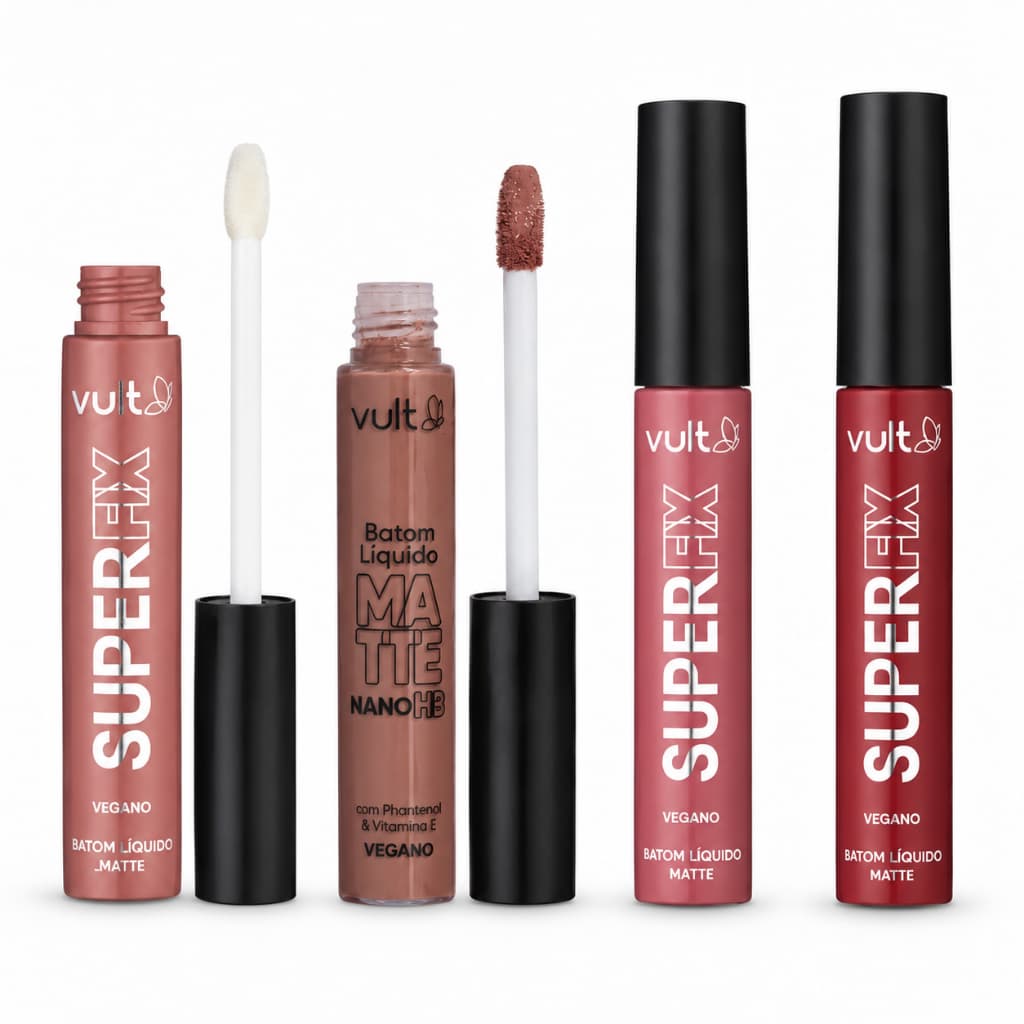 Vult Batom Líquido Super Fix Matte 16h Alta Resistência 5ml