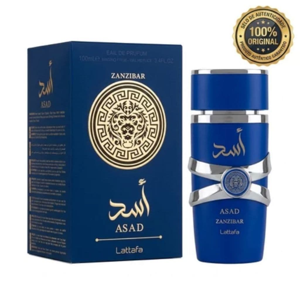 Perfume Árabe Asad Zanzibar 100ml EDP Masculino Importado 100% Original