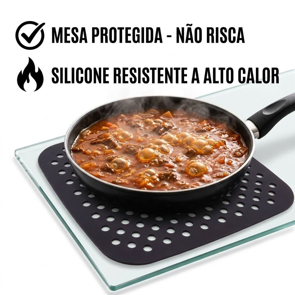 Protetor De Silicone Air Fryer Fritadeira Sem Oleo Forro Quadrado Furado Reutilizável Antiaderente 21cm