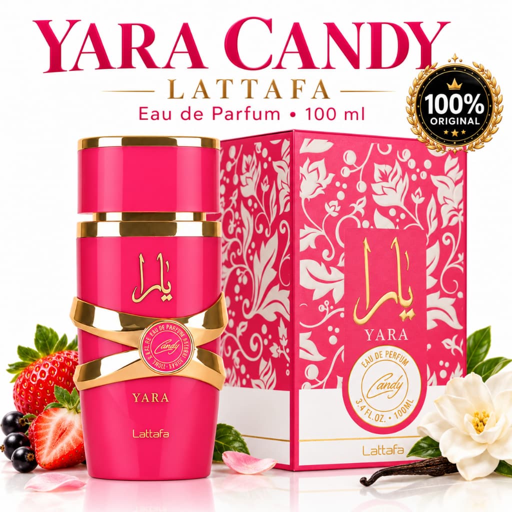 Perfume Árabe Yara Candy Feminino 100ml EDP Original Importado