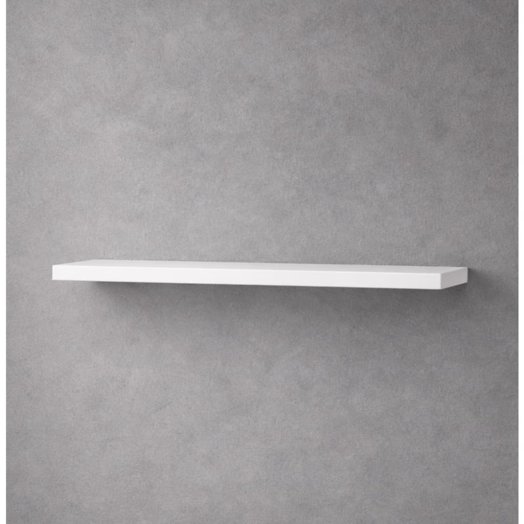 Prateleira MDF 60cm Suporte Invisível Prateleira Flutuante Parede Sala Quarto Cozinha