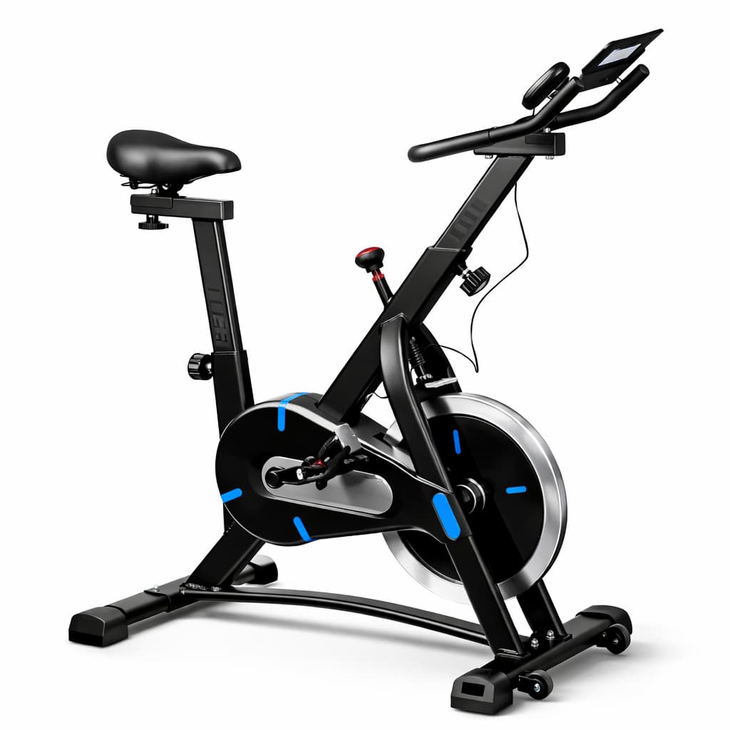 Bicicleta Ergométrica Bike Spinning Profissional Fitness Academia em Casa Inercia 15kg 120kg
