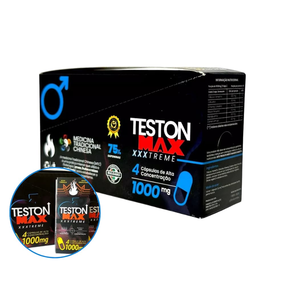 Pré Treino Teston Original 1000mg Com 60