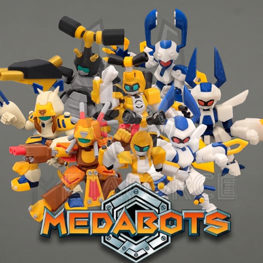 MEDAROTS / MEDABOTS BONECOS 3D METABEE  ARTICULADOS