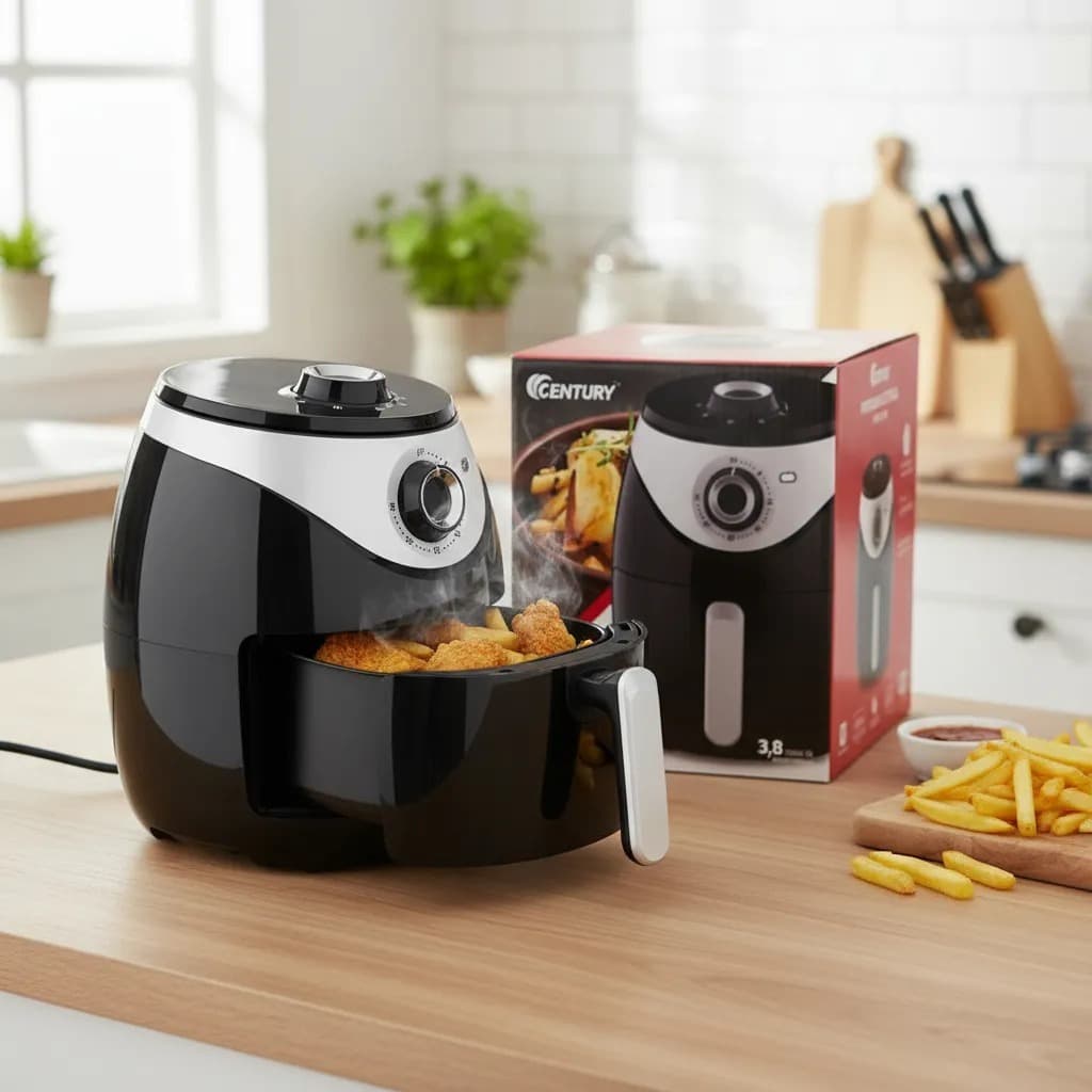 Airfryer Fritadeira Elétrica 3.8L Air1500w Century Sem Óleo