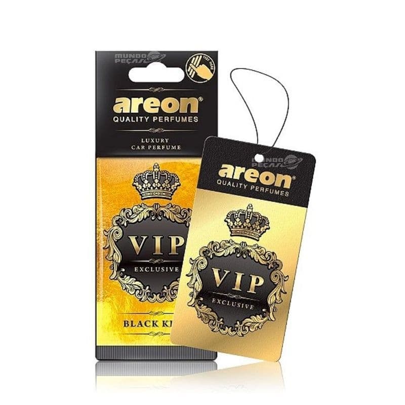 KIT 2 UNIDADES Cheirinho para carro, VIP BLACK KING - AREON, odorizador para carro