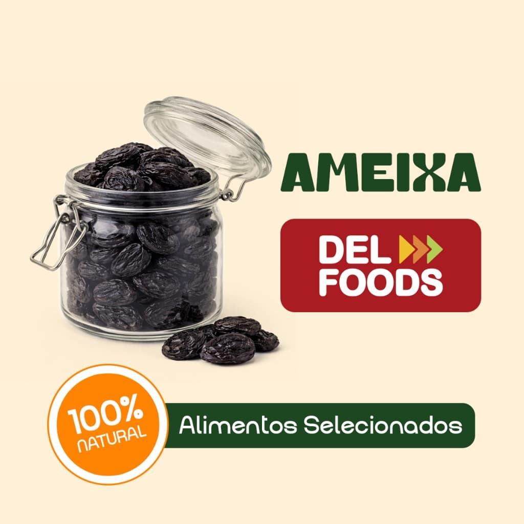 Ameixa Seca Sem Caroço. Saudável e Práticas Ideal para Receitas