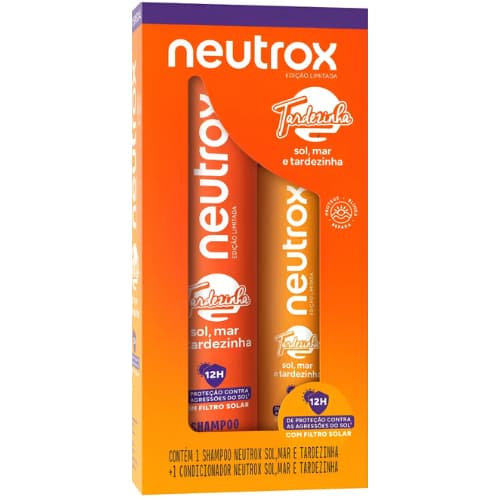 Kit Neutrox Shampoo 300ml Condicionador 200ml Hidratante