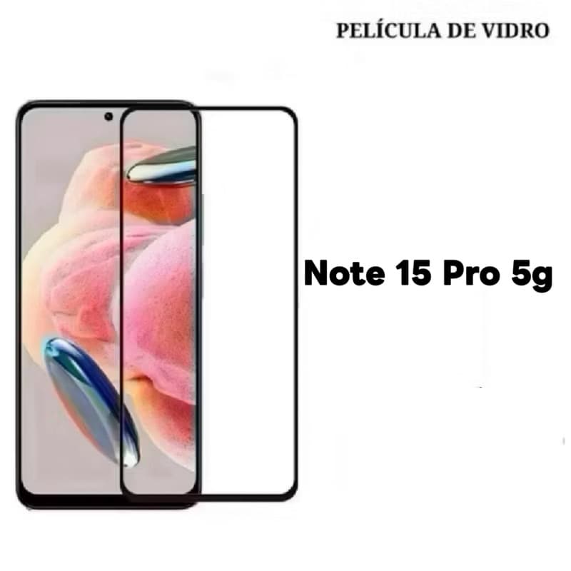 Kit 3Pcs/5Pcs Película De Vidro Temperado 3D Para Xiaomi Redmi Note 15 Pro 5g