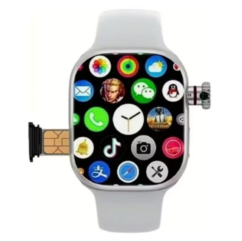 Relógio Smartwatch com câmera Giratória chip wi-fi 64GB whatch call celular  de pulso Android YouTube