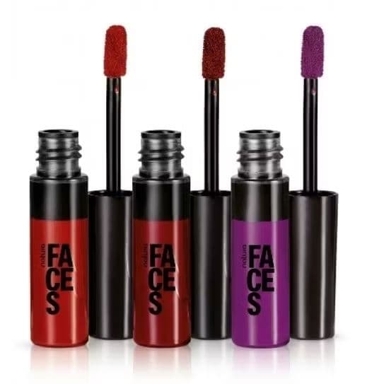 Batom Liquido Matte longa duração Natura Faces - 5,5ml