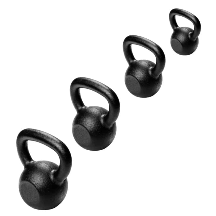 Kit Kettlebell 4,6,8,10 E 12 Kg Pintados - Treino Musculação