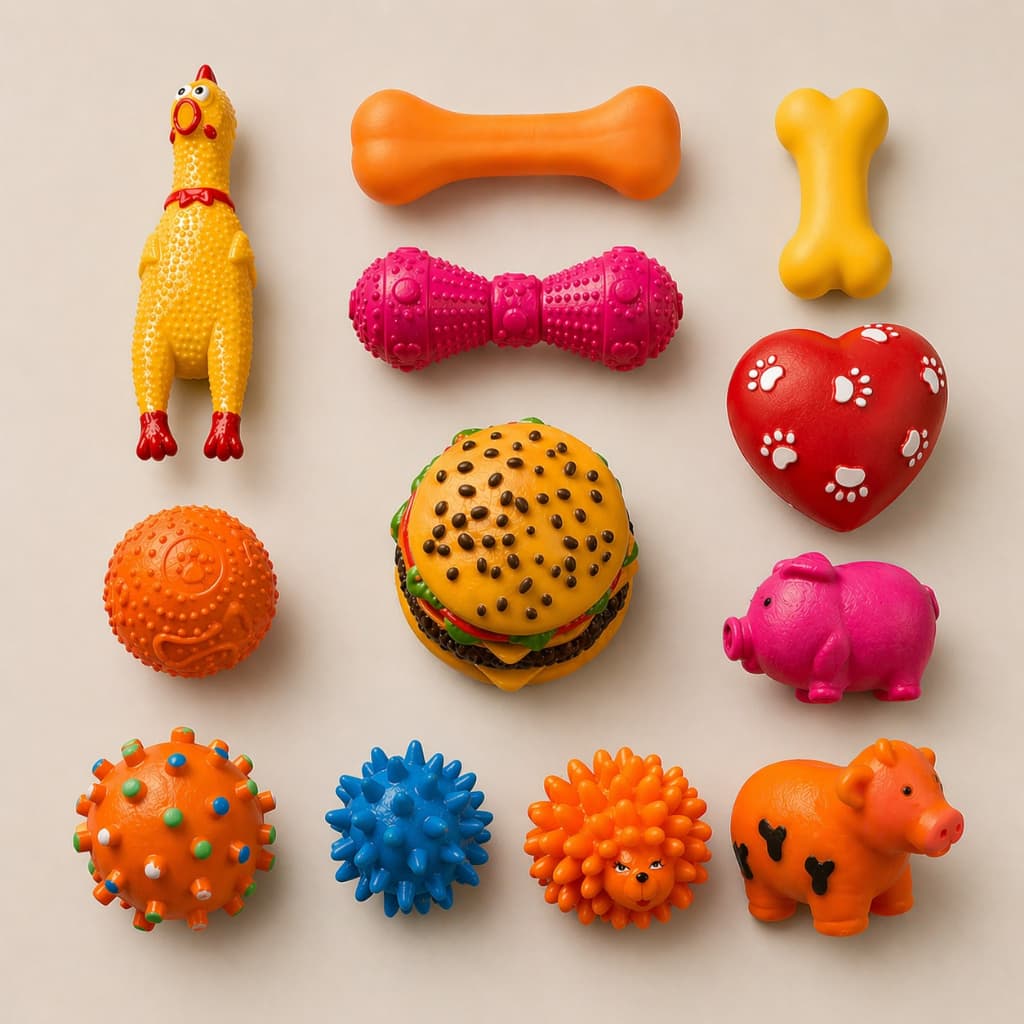 Kit 12/6/3 Brinquedos Mordedores Pet Cachorro Filhote Anti-Stress