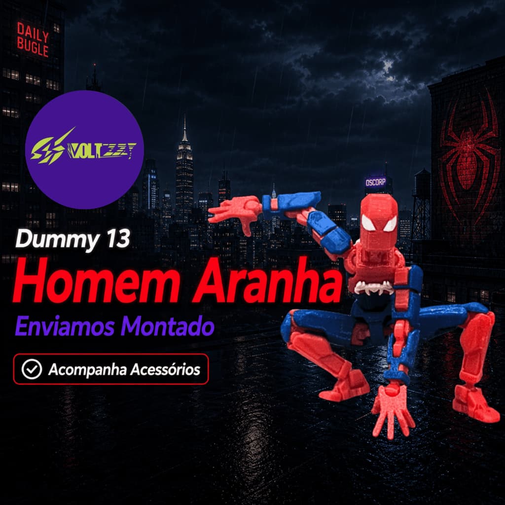 Boneco Homem Aranha Dummy 13 Colecionável Articulado Action Figure Brinquedo 3D T13 PS4
