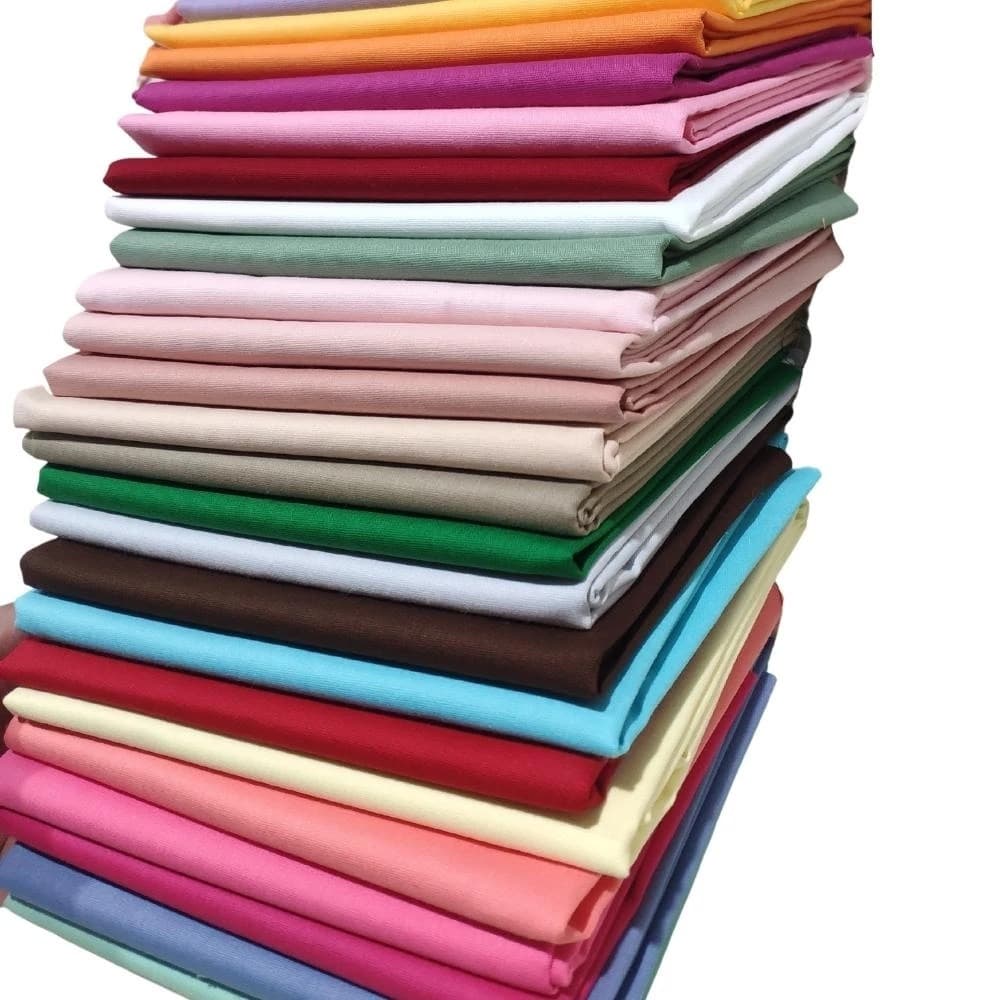 Tecido Tricoline Liso 100% Algodão – Várias Cores | Patchwork, Artesanato, Costura Criativa, Tecido Premium