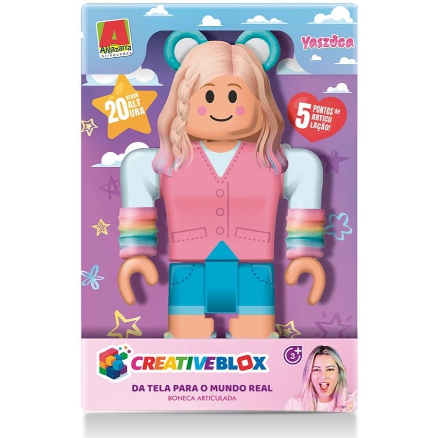 BONECA ARTICULADA YASZOCA 20CM ORIGINAL ALGAZARRA