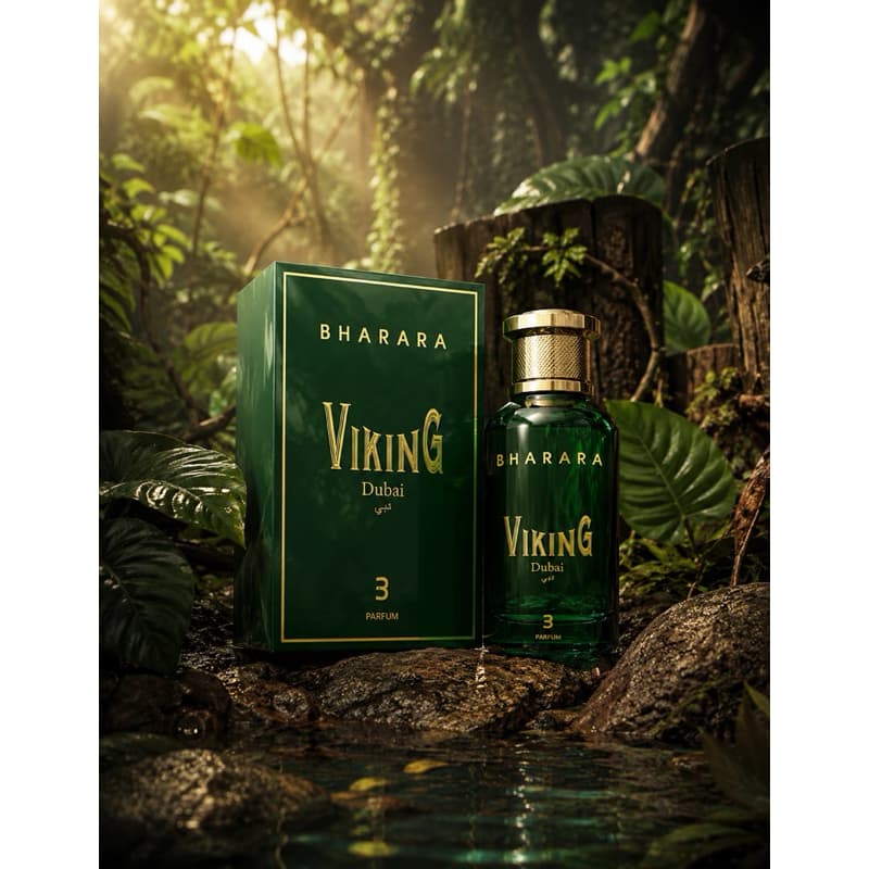 Bharara Viking Dubai Eau de Parfum Masculino 100ml Importado Luxo