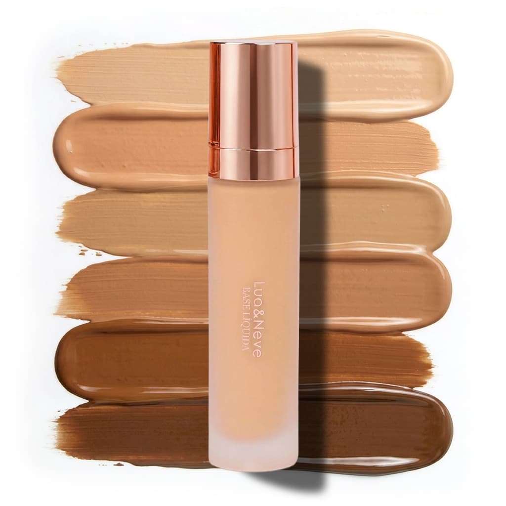 Base Líquida 40ml Cobertura Duradoura Efeito Matte Natural e Leve