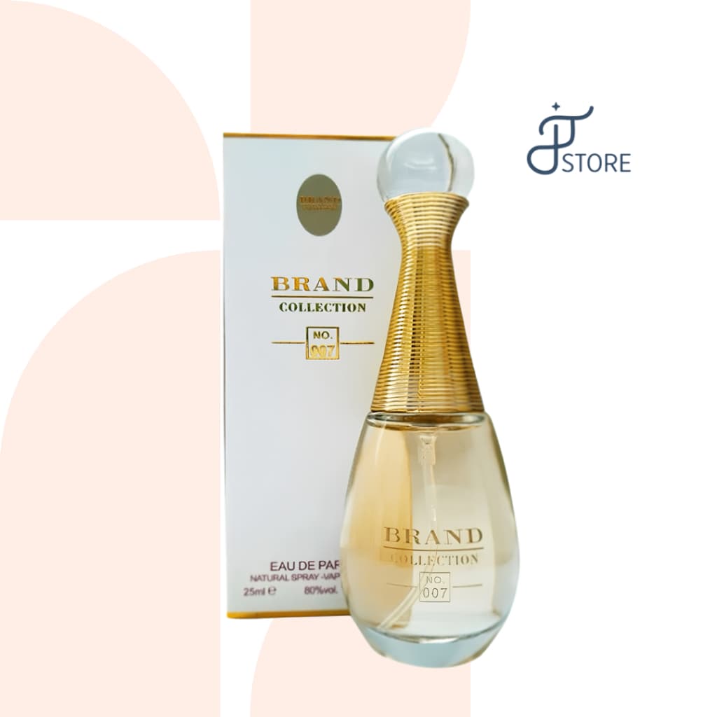 Perfume Importado Brand Collection (007) Floral Frutado Radiante Elegante Sofisticado Feminino 25ml