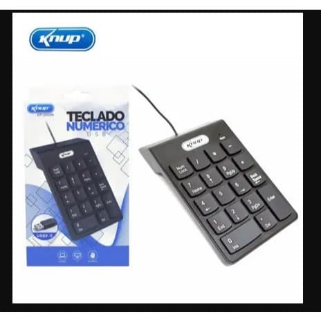 Teclado Numérico Mecânico Knup KP-2003a