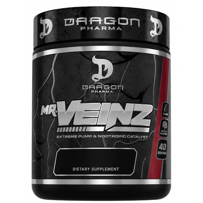 Suplemento alimentar pré-treino Mr. Vein - Original Imp. - 40 doses (256g) - Sabor Strawberry Candy